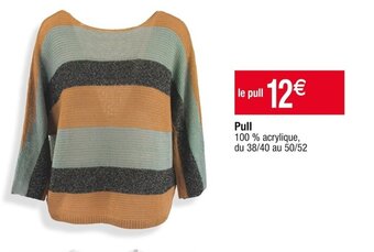 Cora x Carrefour Pull offre