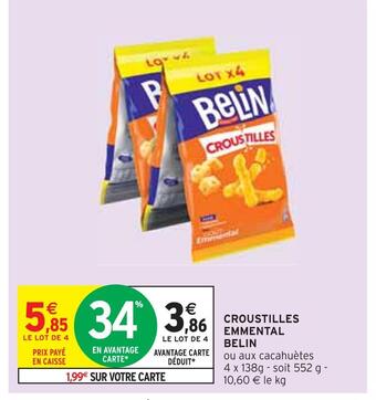 Intermarché Belin croustilles emmental offre