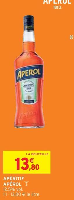 Intermarché Apérol apéritif offre
