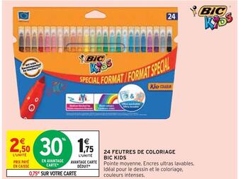 Bic kids 24 feutres de coloriage