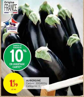 Intermarché Aubergine offre