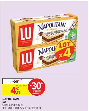 Intermarché Lu napolitain offre