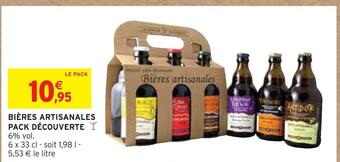 Intermarché Bières artisanales pack découverte offre