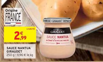 Intermarché Giraudet sauce nantua offre