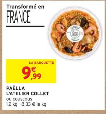 Intermarché Paëlla l'atelier collet offre