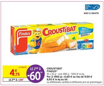 Intermarché Findus croustibat offre