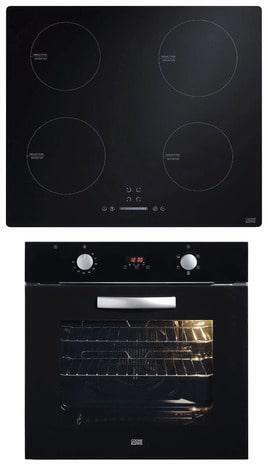 Brico Dépôt Cooke and lewis lot plaque induction 4 zones + four chaleur brassée 75 l offre