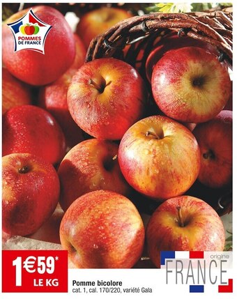 Cora x Carrefour Pomme bicolore offre
