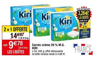 Migros Fromage kiri offre