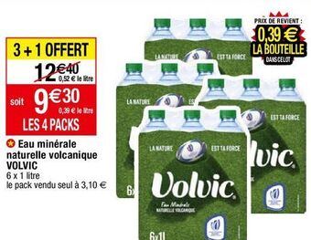 Migros Eau aromatisée volvic offre