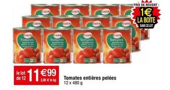 Migros Tomates cora offre
