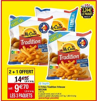 Migros Frites surgelées mccain offre