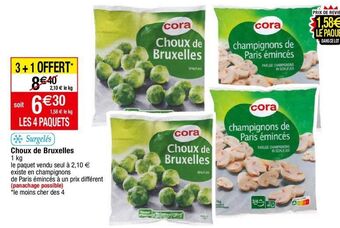 Migros Choux de bruxelles cora offre