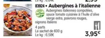 Thiriet Aubergines à l'italienne offre