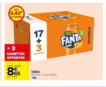 Carrefour FANTA offre