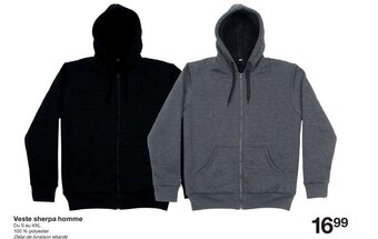 Zeeman Veste sherpa homme offre