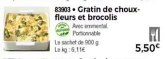 Thiriet Gratin de choux-fleurs et brocolis offre
