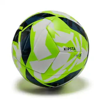 Decathlon Ballon de football thermocollé fifa quality pro f900 taille 5 blanc jaune offre
