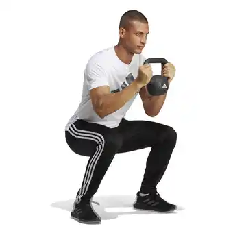 Decathlon Pantalon jogging de fitness cardio adidas homme noir offre