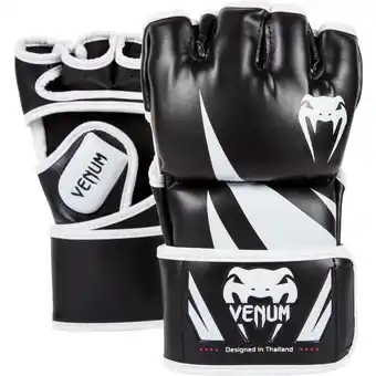 Decathlon Mitaines d'entrainement pour mma venum challenger blanc/noir offre