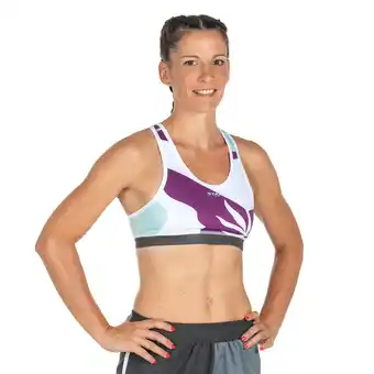 Decathlon Brassière femme star by gl beach sports - violet offre