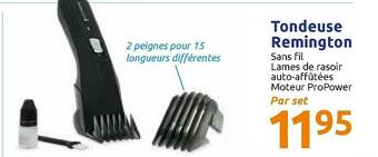 Action Tondeuse Remington offre