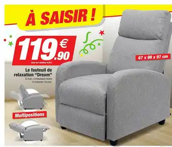 Bazarland Le Fauteuil De Relaxation offre