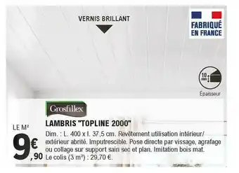 E.Leclerc Brico Lambris offre