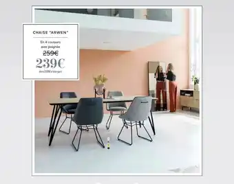 Xooon Chaise Arwen offre