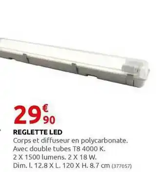 Rural Master Reglette Led offre