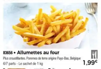 Allumettes au four