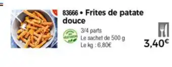 Thiriet Frites de patate douce offre
