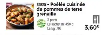 Thiriet Poêlée cuisinée de pommes de terre grenaille offre
