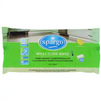 Action Lingettes sol humides Spargo offre