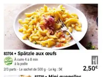 Thiriet Spätzle aux œufs offre