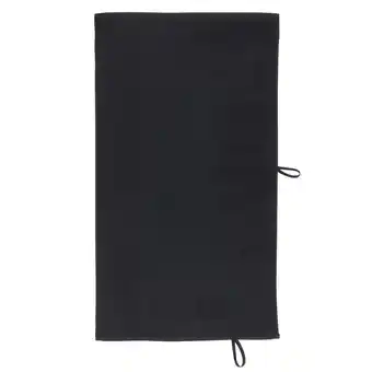 Decathlon Serviette de fitness coton bio noir taille 49 x 88 cm offre