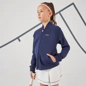 Decathlon Veste de tennis fille- tjk500 bleu marine offre