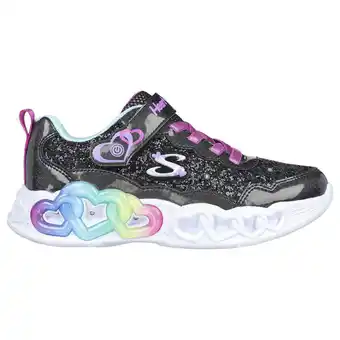 Decathlon Basket fille skechers infinite heart lights-fresh love offre