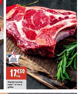 Migros Viande bovine: côte** à l'os à offre