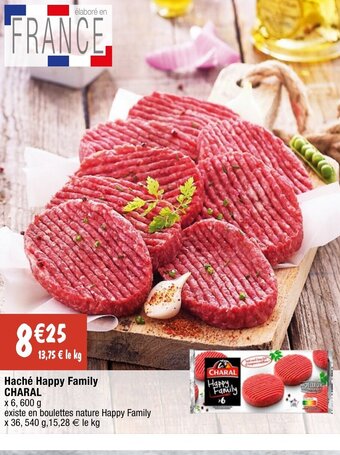 Migros Haché Happy Family CHARAL offre