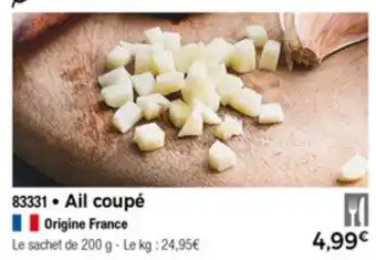 Thiriet Ail coupé offre