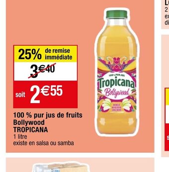 Migros 100 % pur jus de fruits Bollywood offre