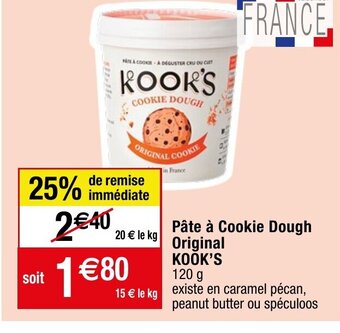 Migros Pâte à Cookie Dough Original KOOK'S offre