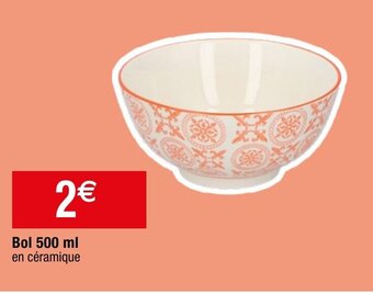 Migros Bol 500 ml en céramique offre
