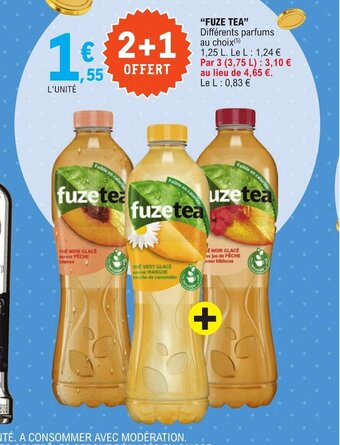 E.Leclerc "FUZE TEA" offre
