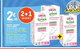 E.Leclerc PROTÈGE-LINGERIES "LOVE & GREEN" offre