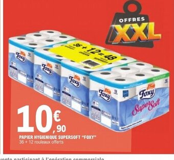 E.Leclerc PAPIER HYGIENIQUE SUPERSOFT "FOXY" offre