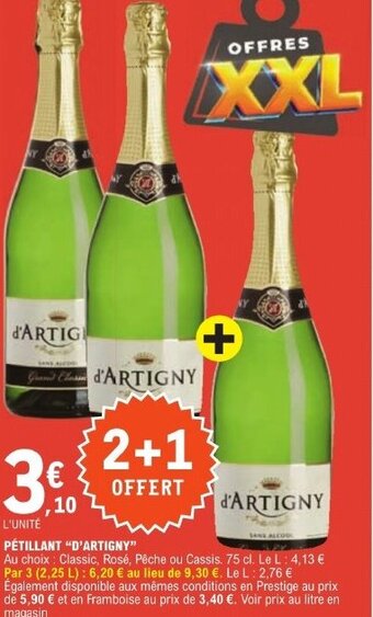 E.Leclerc PÉTILLANT "D'ARTIGNY" offre