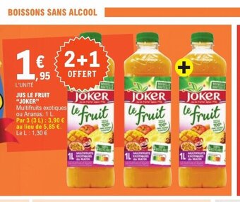 E.Leclerc JUS LE FRUIT "JOKER" offre