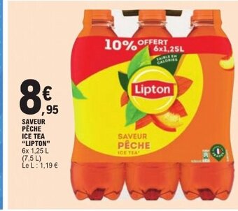 E.Leclerc SAVEUR PÊCHE ICE TEA offre